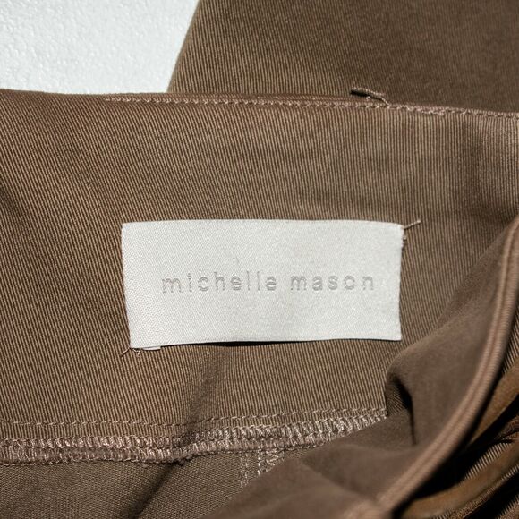 Michelle Mason Corset Pants Laced sides Khaki Women's 26w - Picture 2 of 10